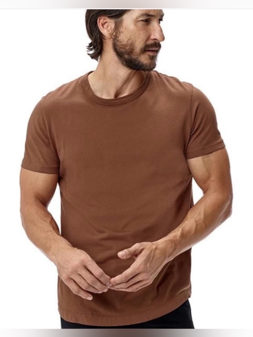 Buck Mason Pima Curved Hem